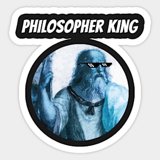 Philosopher King Sticker